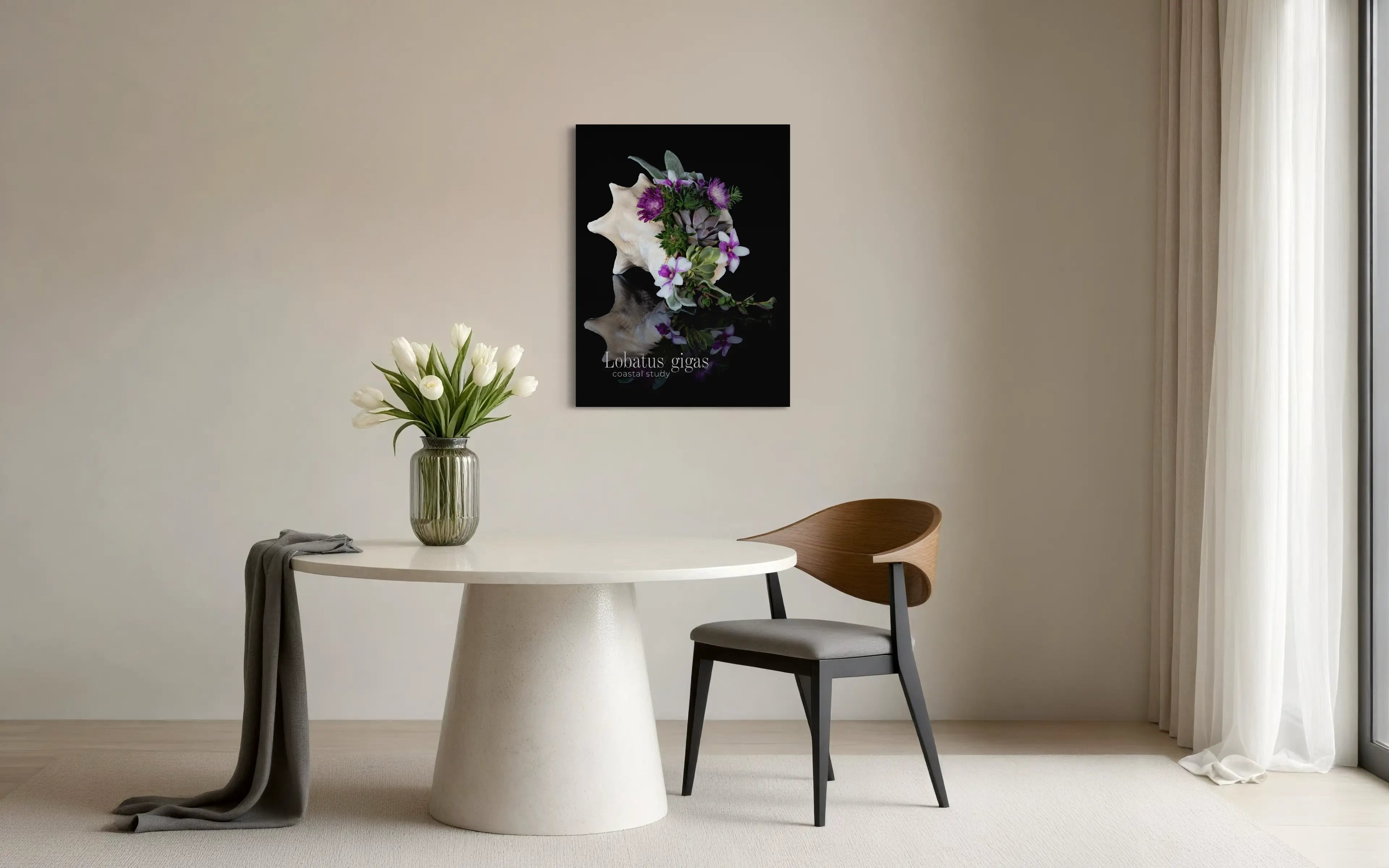 Conch Shell — Succulent Arrangement