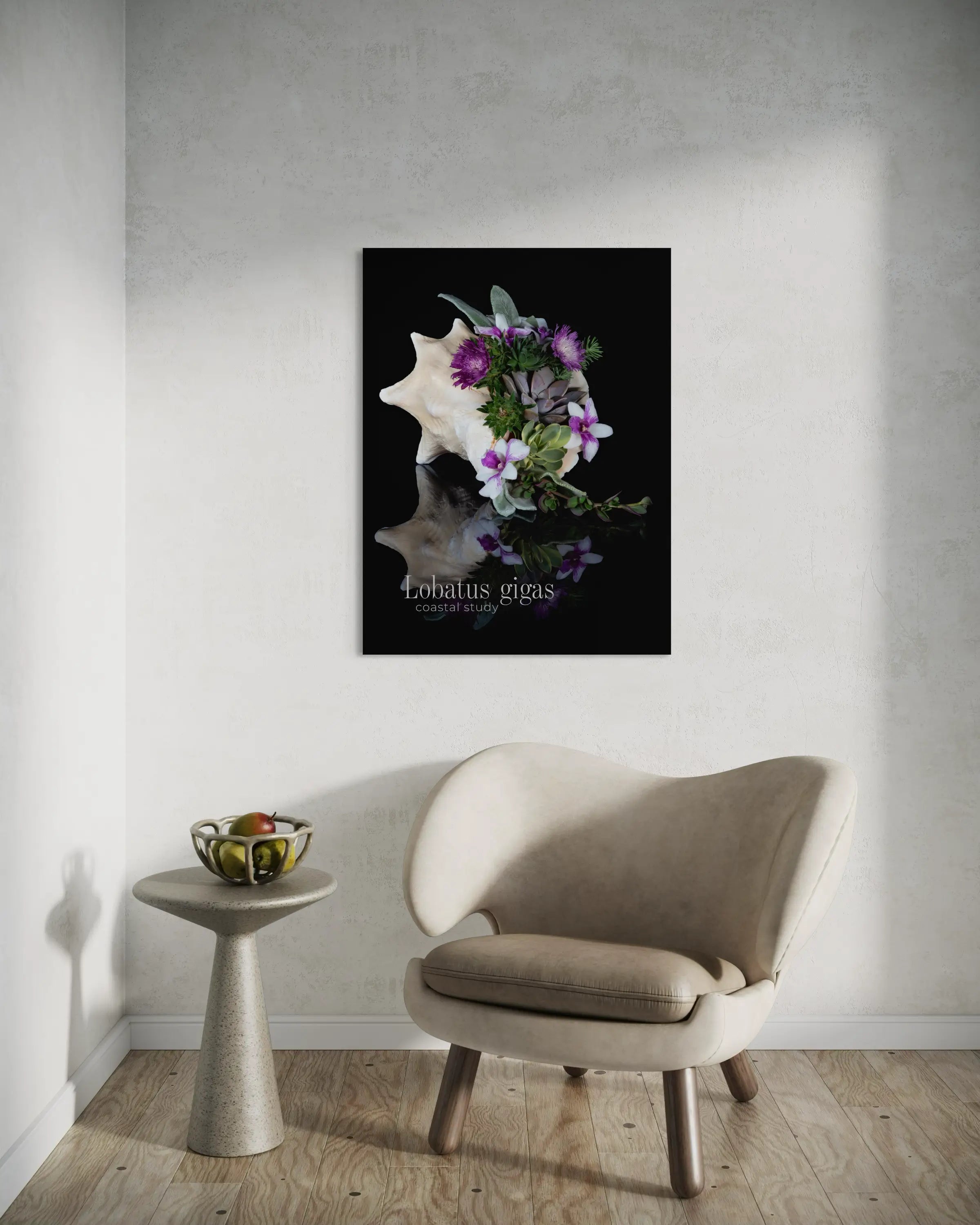 Conch Shell — Succulent Arrangement