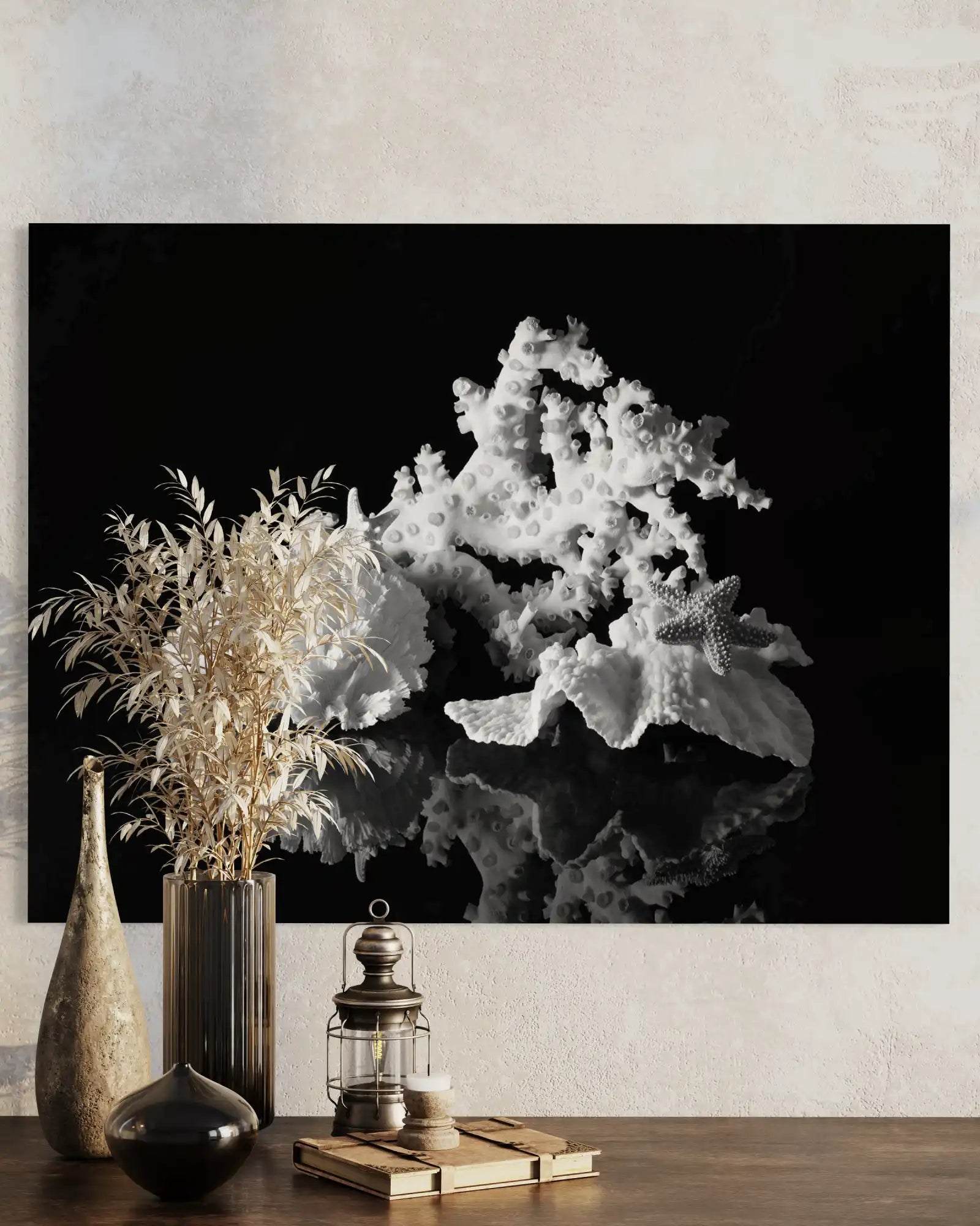 Dramatic black and white photograph of a billowing cloud formation.