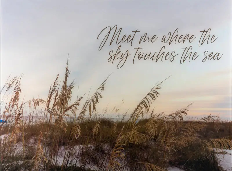 Dusk’s Serenity Coastal Glass Art for Beach Wall Decor at Sunset - Large 15.6 x 20.8 - Scene Printed