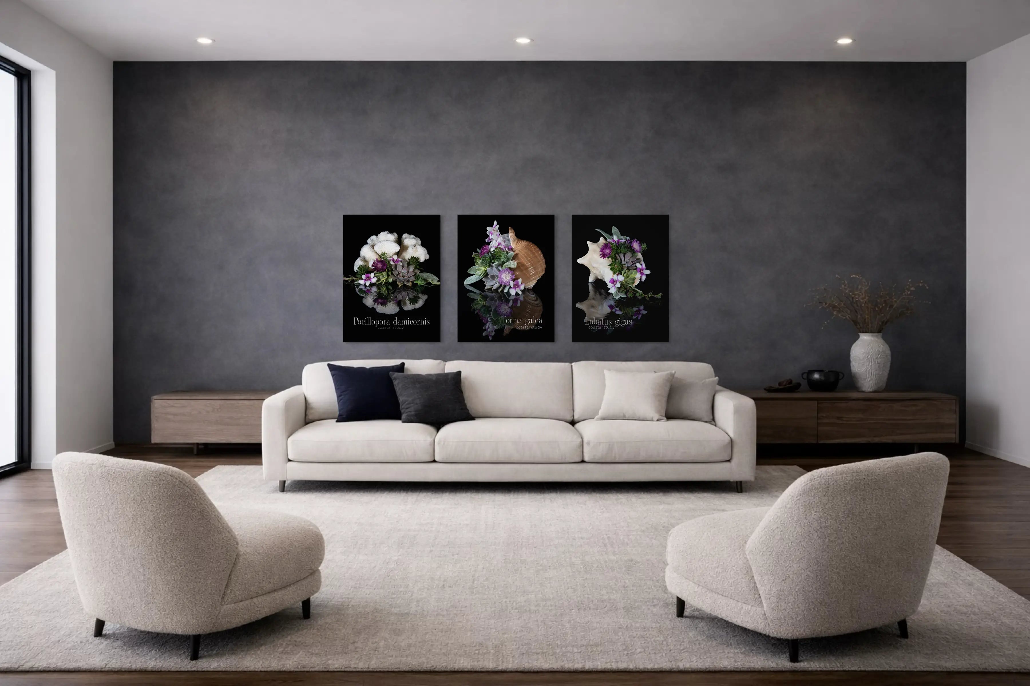 Conch Shell — Succulent Arrangement