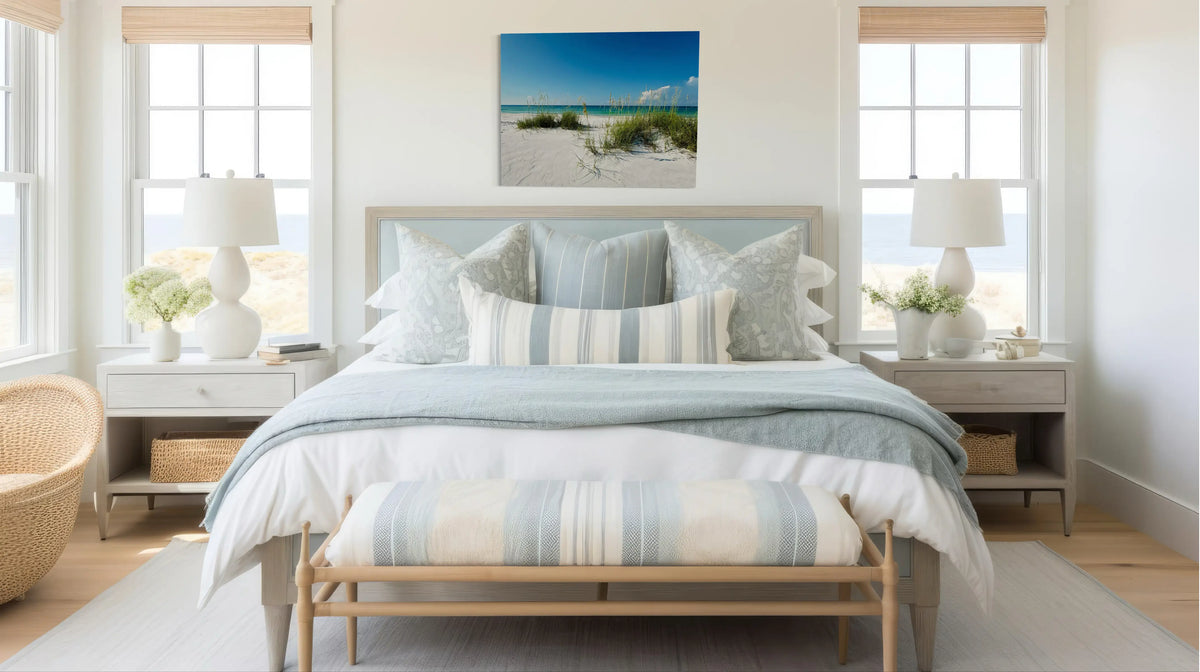 Coastal Bedroom Wall Art for Calm Modern Spaces